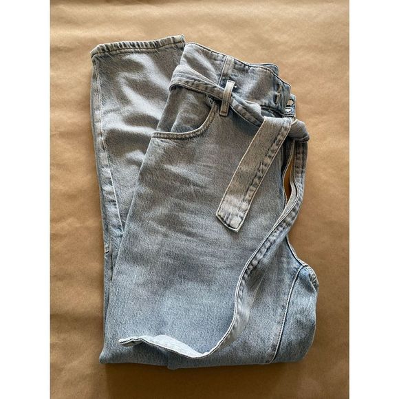 π Paper Bag Waist Mom Jeans - Picture 7 of 12